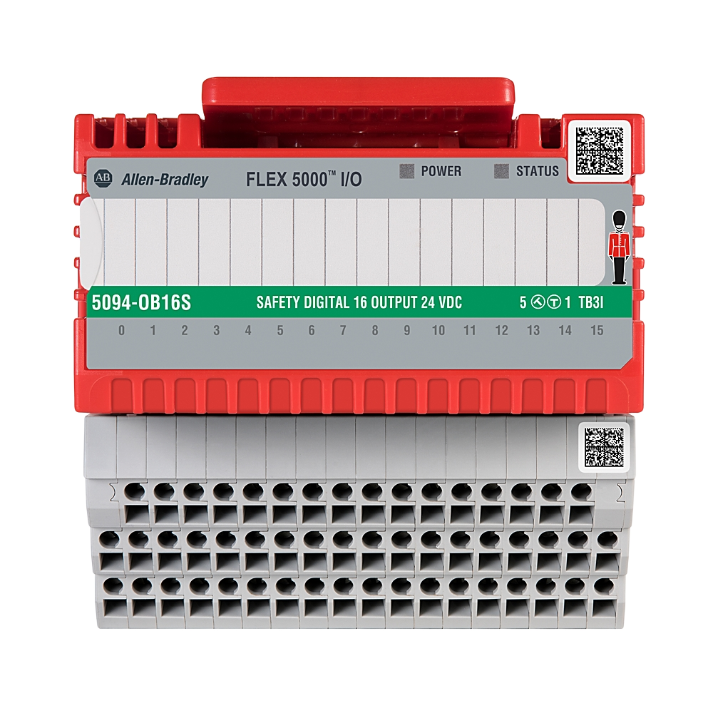5094-OB16S | safety output module; safety function: Safety-rated I/O or control; number of outputs: 16; output topology: Sourcing