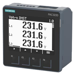 Siemens 7KM3220-0BA01-1DA0 SENTRON PAC3220 power monitoring device