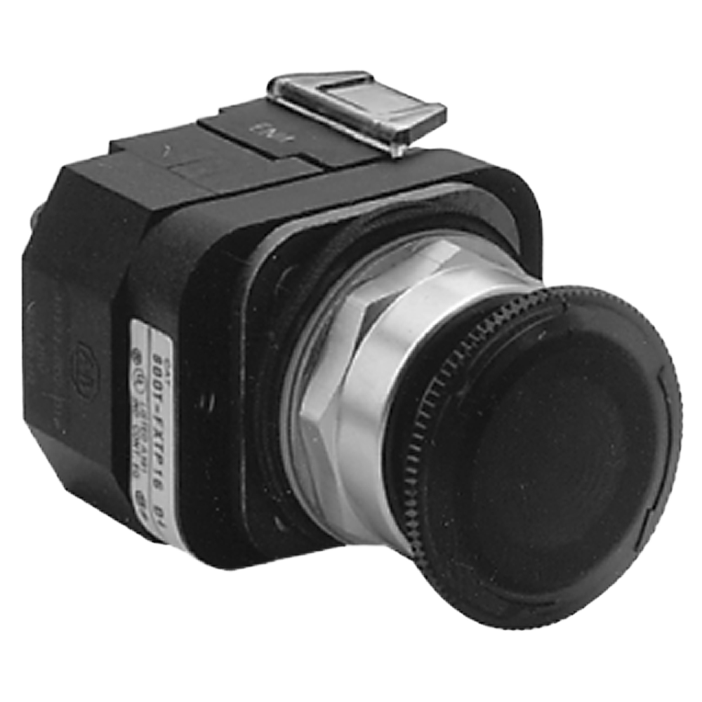 800T-FXTQH2RA5 | push-pull operator; contact block configuration: 2 NCLB, standard contact block (800T-XD4); documented voltage: 12…130 V AC/DC; switch positions: 2