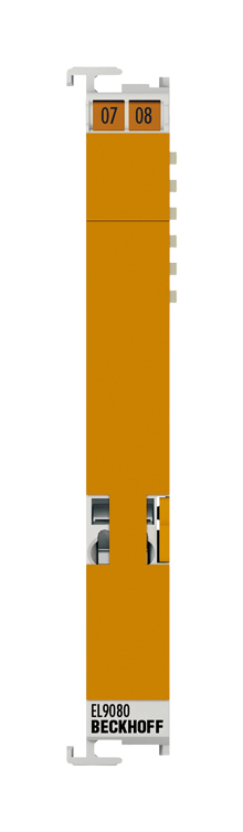 EL9080 | potential-separation terminal; technology: separation terminal; network protocol: EtherCAT; documented voltage: 230 V AC