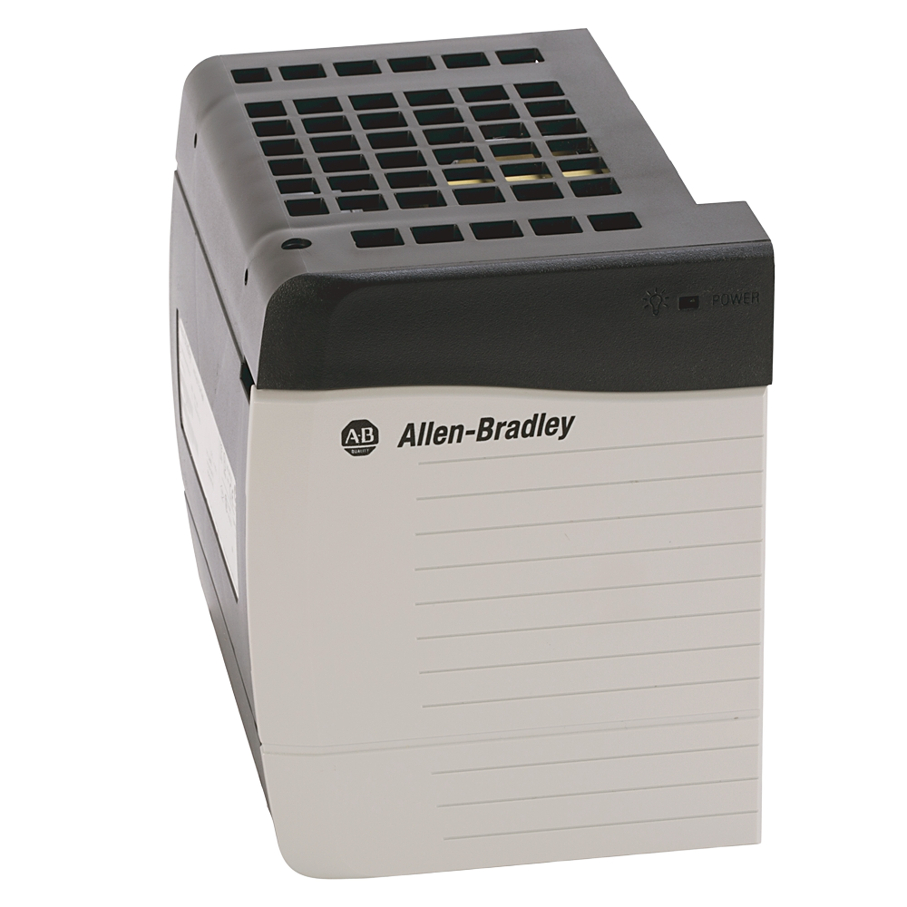 1756-PA75 | power-supply module; input voltage range: 85…265 V AC; input frequency range: 47…63 Hz; output current at 1.2 V DC: 1.5 A