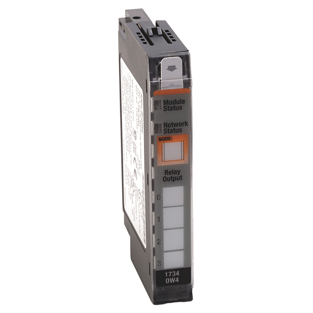 1734-OW4 | digital relay output module; number of outputs: 4; documented voltage: 24 V DC; contact form: Form A, normally open