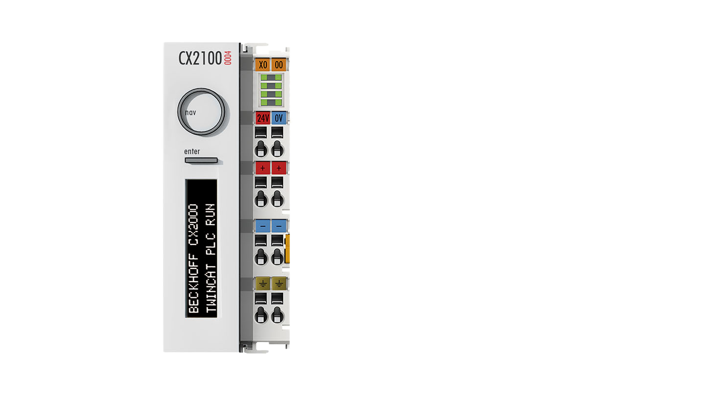 CX2100-0004 | power-supply module; power supply: 24 V DC (-15%/+20%); uPS OCT-capable: no; max. power output: 45 W