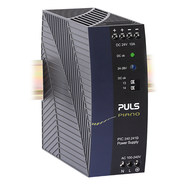 PULS PIC240.241D PIANO 24 V DC 10 A DIN-rail power supply