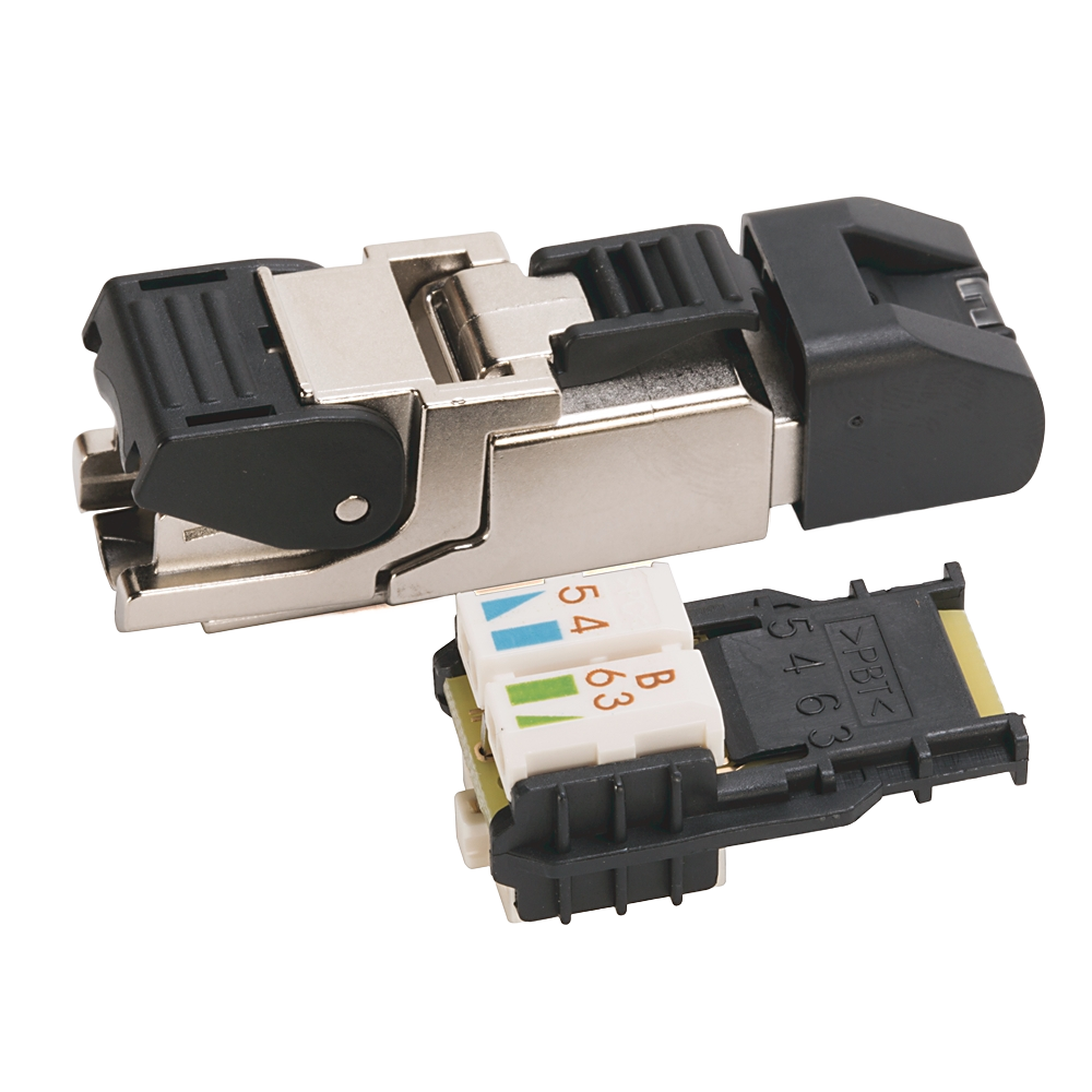 1585J-M8CBJM-0M3 | teollinen Ethernet-välikaapeli; kaapelin pituus: 0,3 m; tiedonsiirtonopeus: 100BASE-TX, 100 Mbit/s; ensimmäisen pään liitin: RJ45