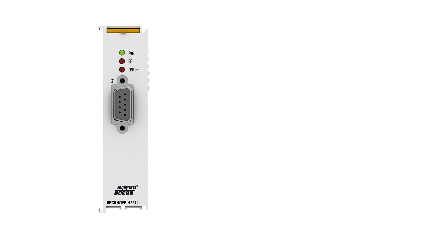 EL6731 | fieldbus communication terminal; number of channels: 1; network protocol: PROFIBUS; pROFIBUS role: Master and slave