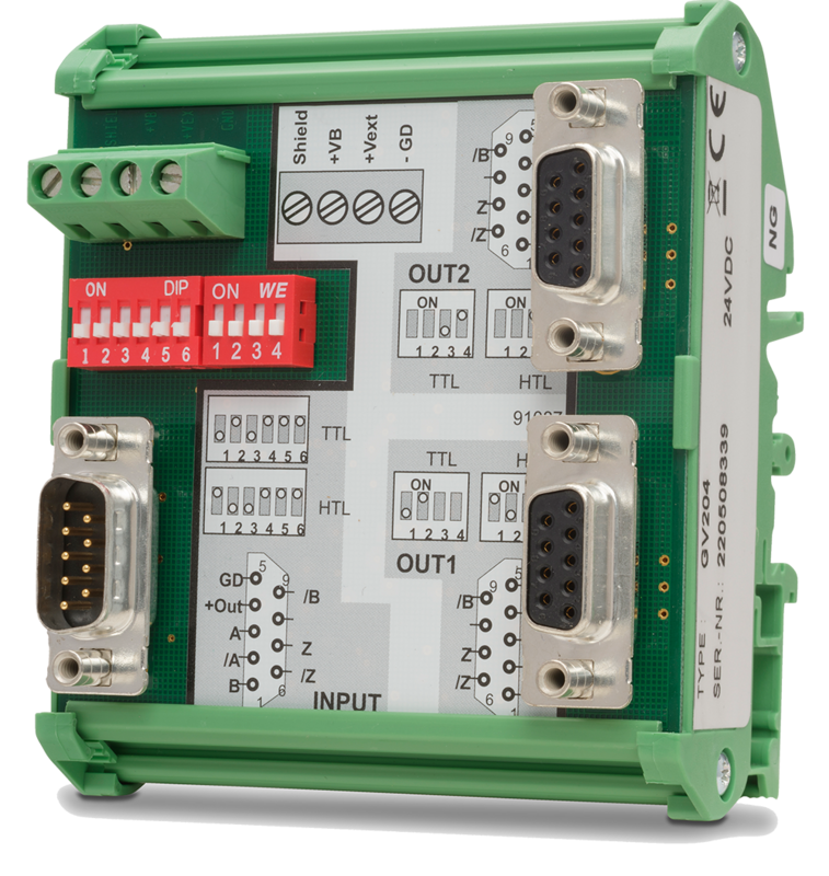 motrona GV204 incremental-encoder pulse splitter