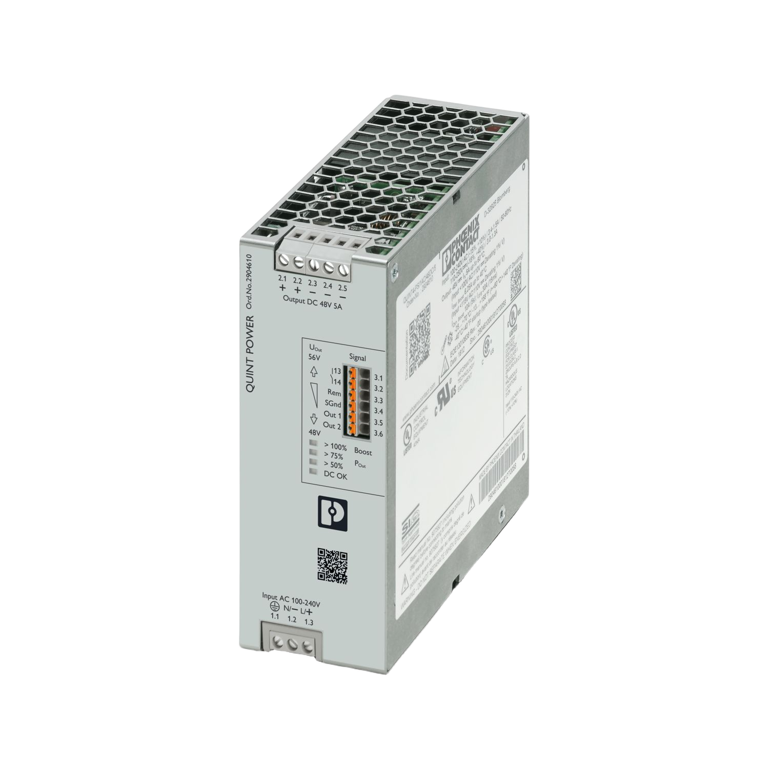 Phoenix Contact QUINT4-PS/1AC/48DC/5 DIN-rail power supply
