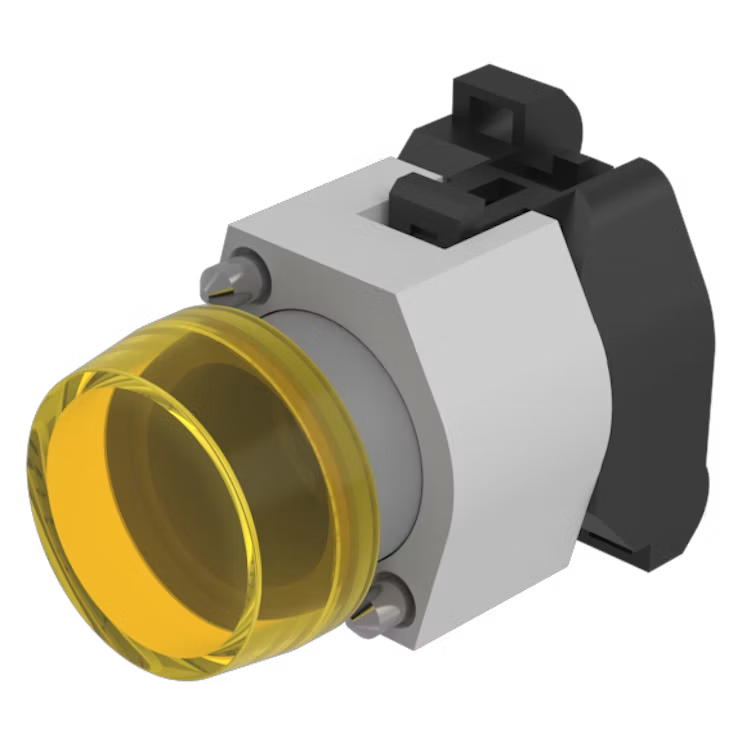 EAO 704.000.4 yellow illuminated actuator