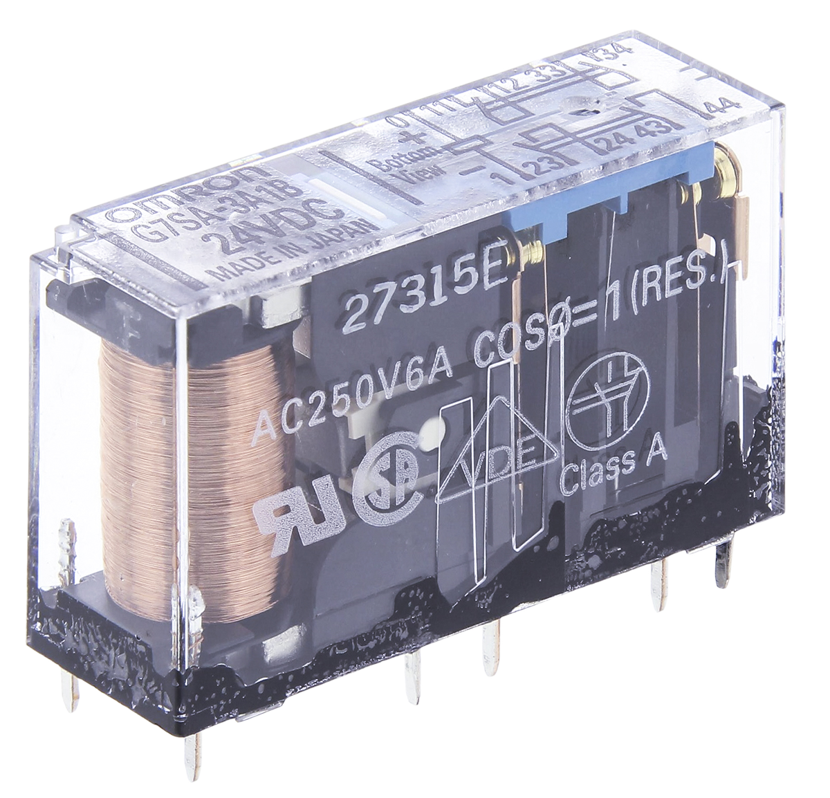 Omron G7SA-3A1B 24DC force-guided safety relay