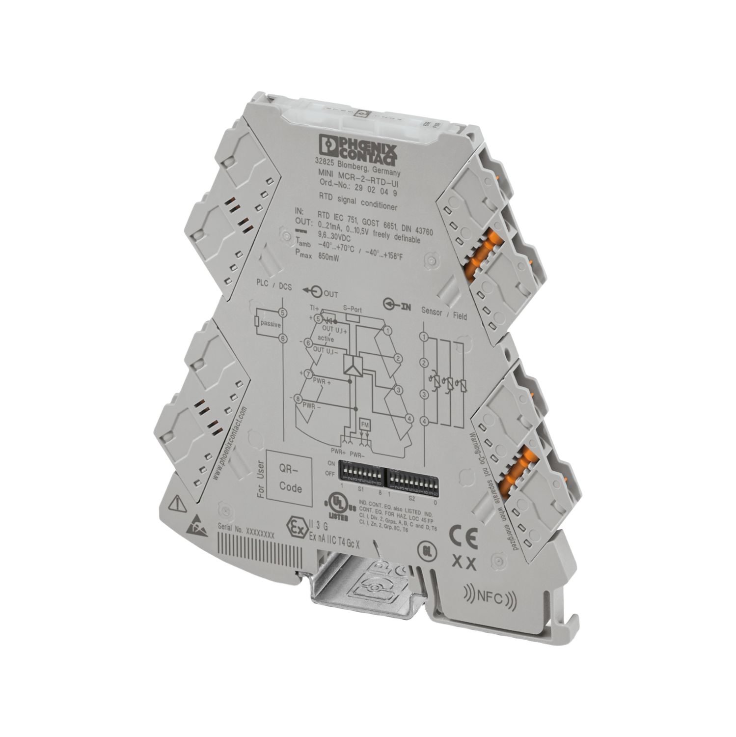 Phoenix Contact MINI MCR-2-RTD-UI signal conditioner