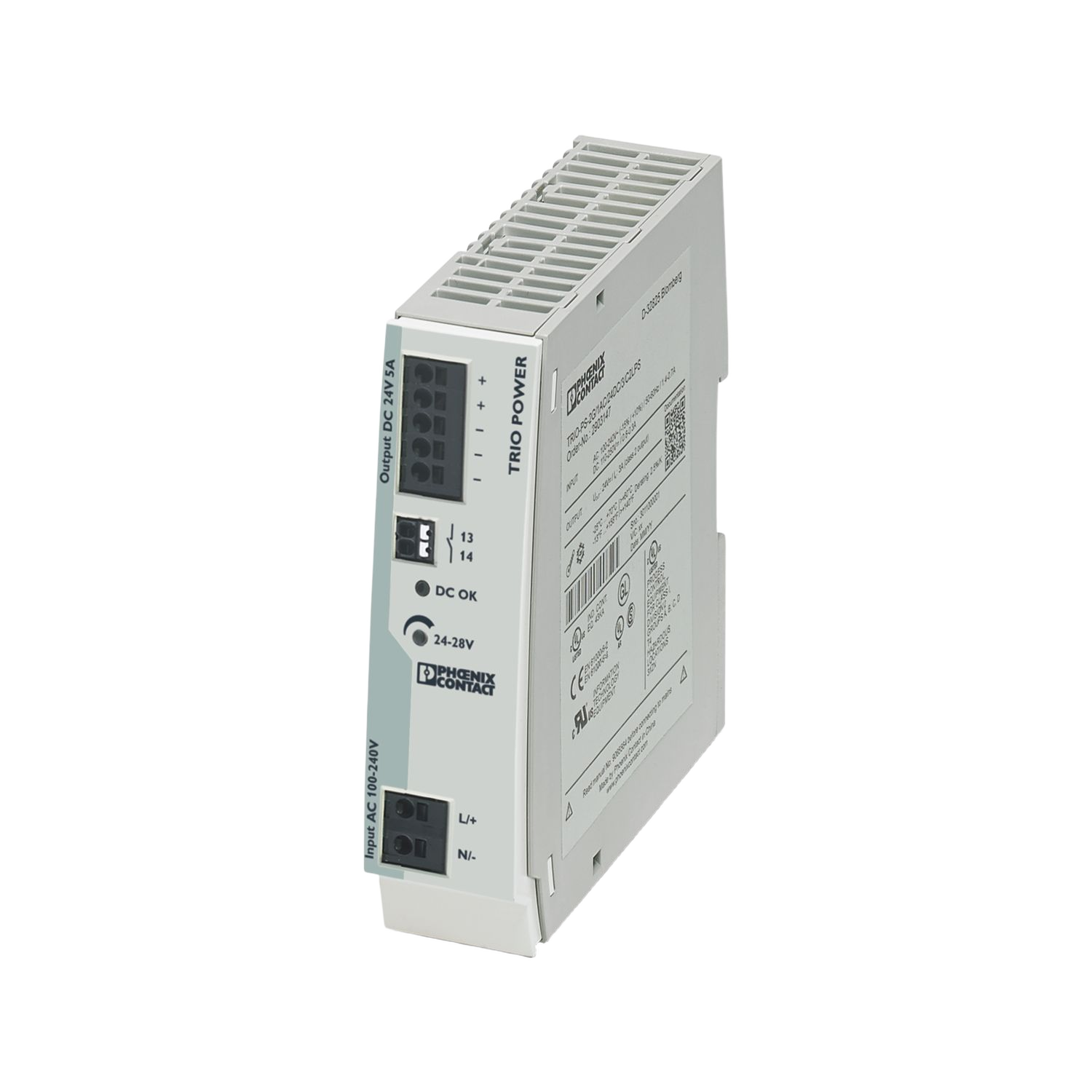 Phoenix Contact TRIO-PS-2G/1AC/24DC/5 DIN-rail power supply