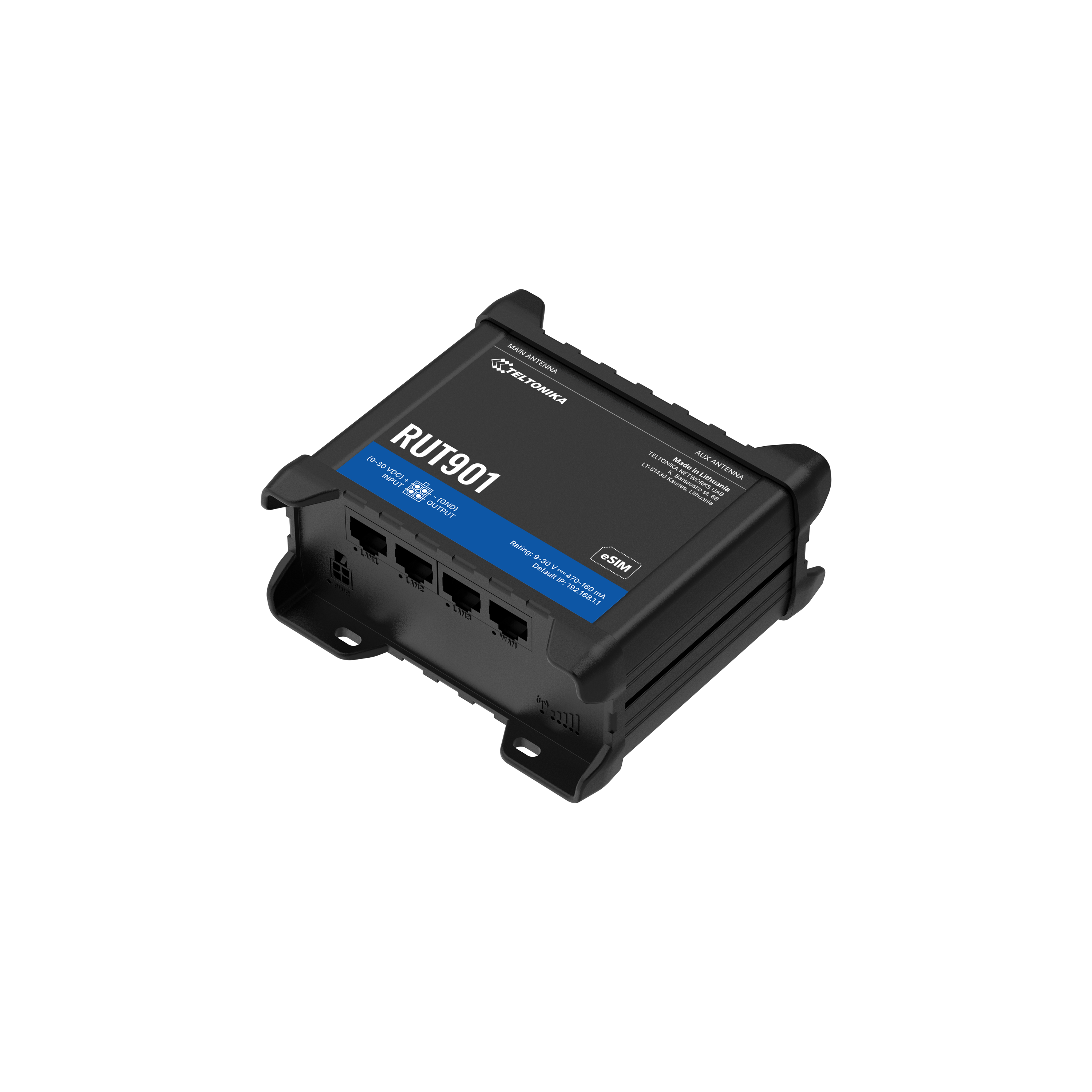 Teltonika Networks RUT901 industrial 4G LTE router