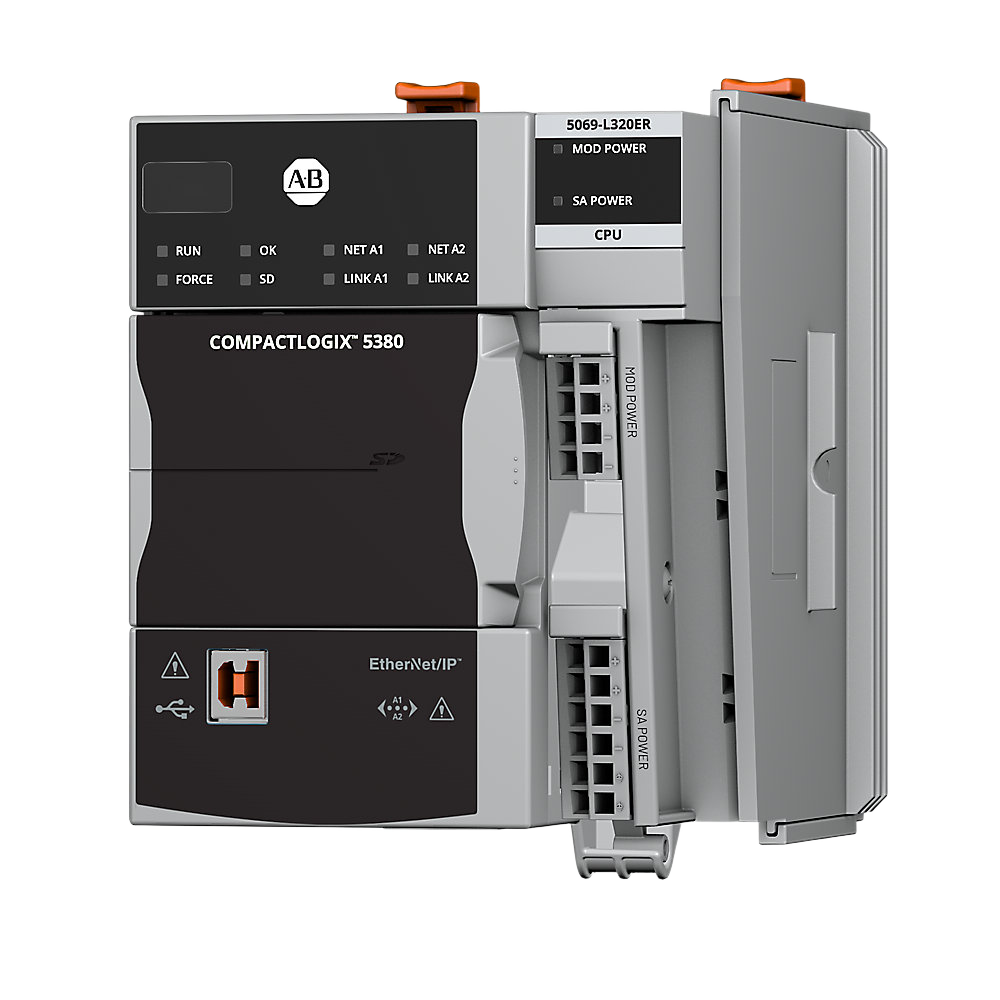 5069-L320ER | PLC-ohjain; verkkoprotokolla: EtherNet/IP; muistikapasiteetti: 2 MB; paikallisten I/O-moduulien enimmäismäärä: 16