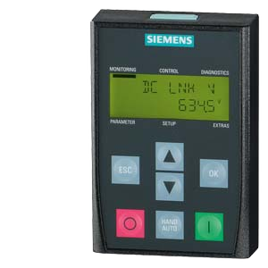Siemens 6SL3255-0AA00-4CA1 taajuusmuuttajan käyttöpaneeli