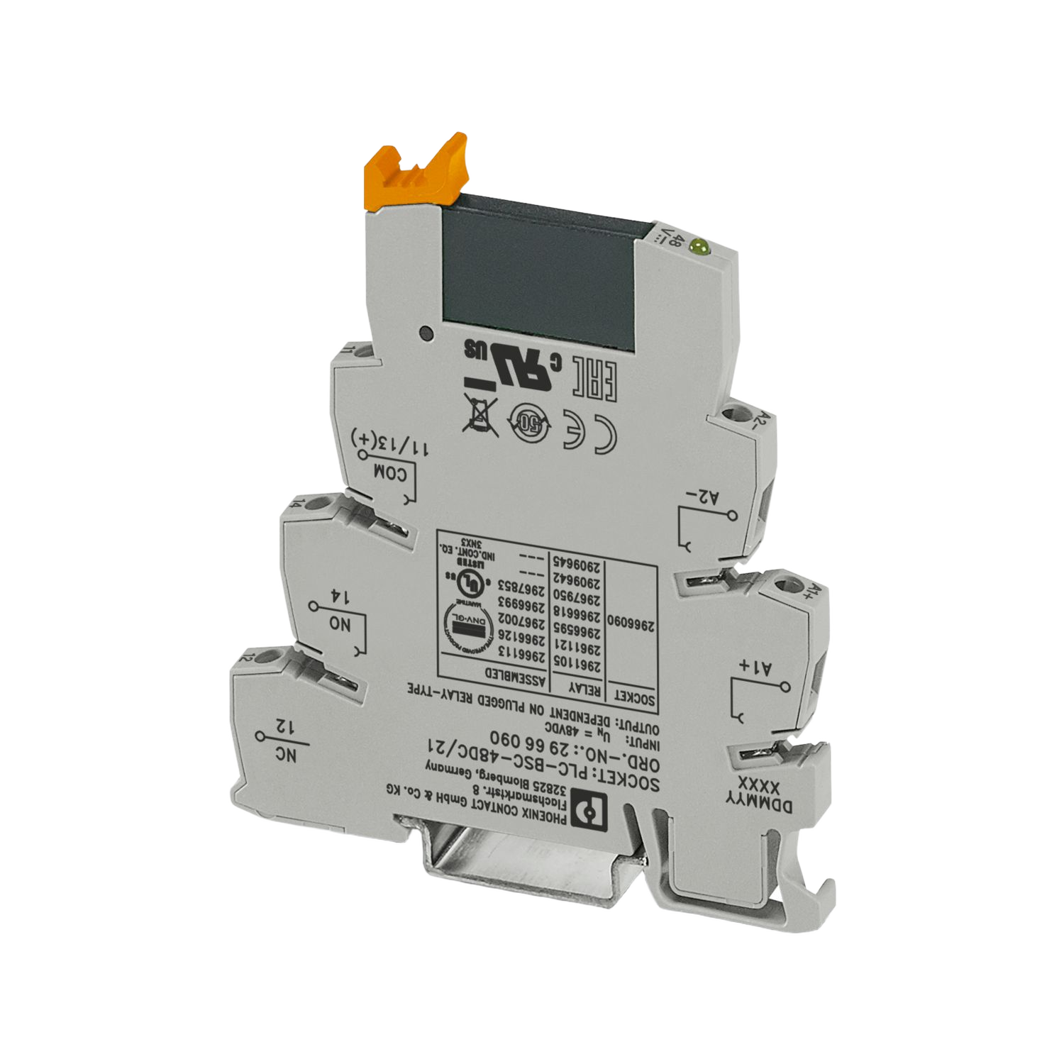 Phoenix Contact PLC-OSC- 48DC/ 24DC/ 2 solid-state relay module