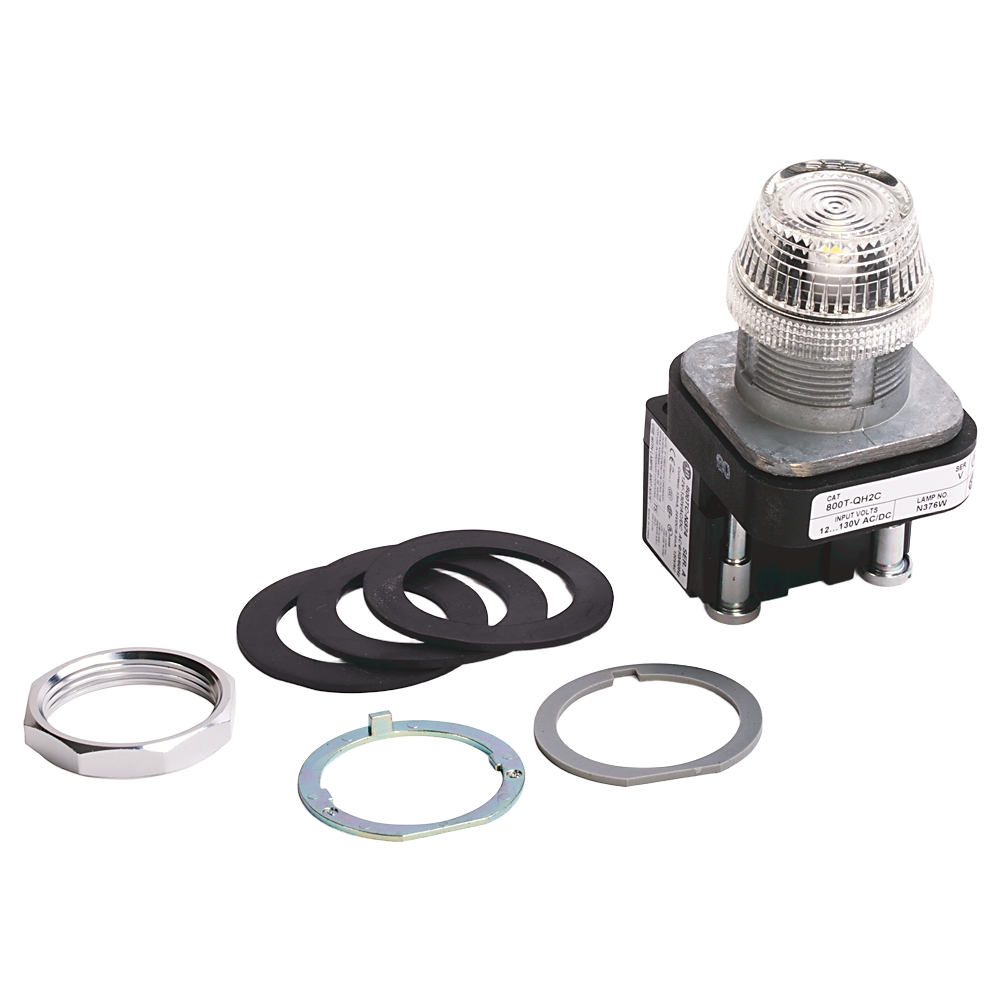 800T-QH2A | pilot light; lens color: Amber; enclosure compatibility (NEMA type): 1, 4, 12, 13; hole diameter: 30.5 mm