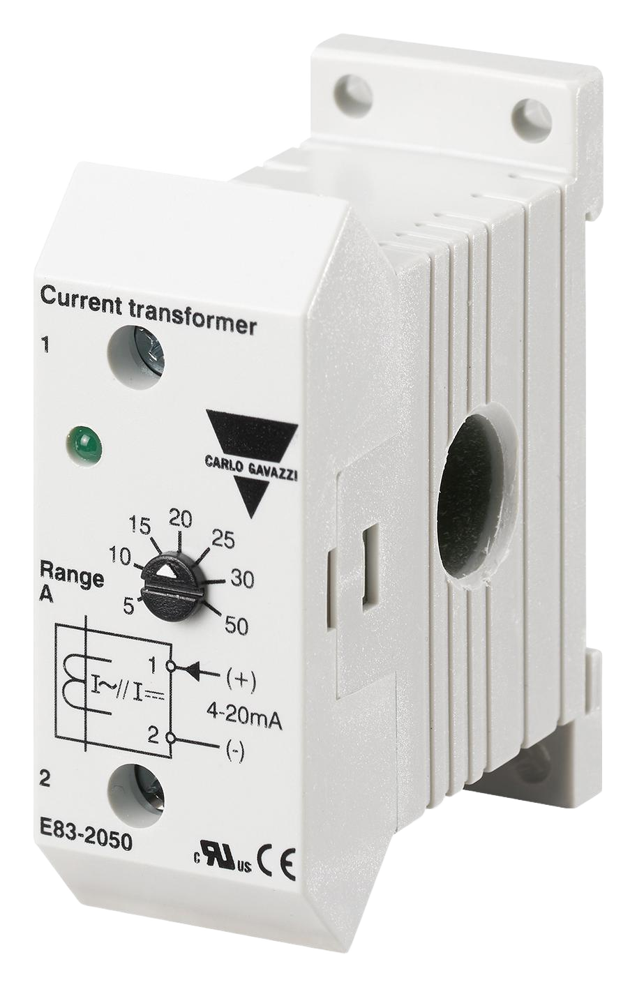 Carlo Gavazzi E83-2050 AC current transducer, 4...20 mA, product image 1